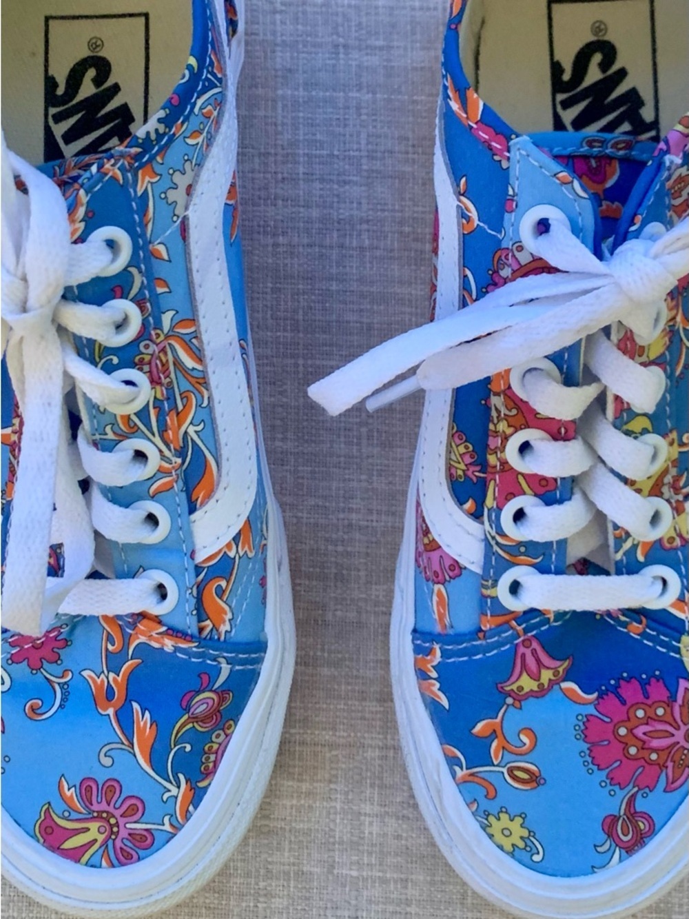 VANS LIBERTY FLORAL OLD SKOOL SNEAKERS 5.5 - Picture 4 of 11